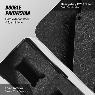 VEVOR Mounted Gun Safe for Pistols Biometric Gun Safe 3 τρόποι πρόσβασης για 1 πιστόλι