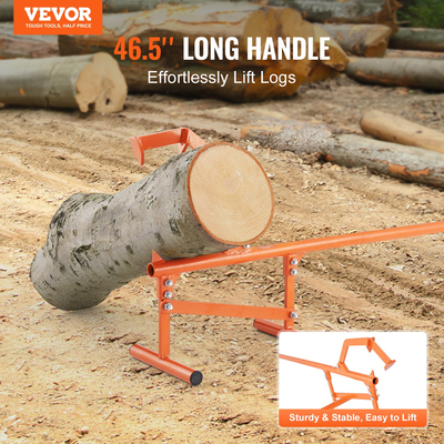 VEVOR Timberjack 46.5 σε ανυψωτικό κορμού βαρέως τύπου για Max 15&quot; Dia Logs Rolling