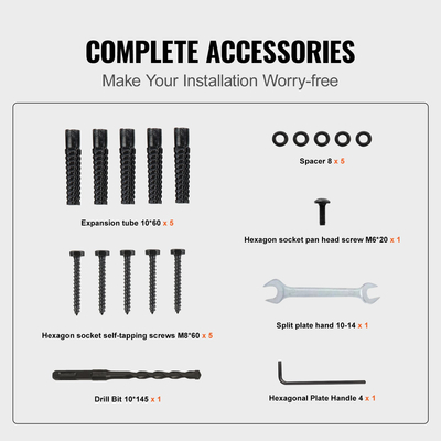 VEVOR 40mm Σωλήνα από σφυρήλατο σίδερο κουπαστές 2 σκαλοπάτια για σκαλοπάτια εξωτερικού χώρου Κουπάσματα κιγκλίδωμα κήπου Εξωτερική κουπαστή Κάγκελα σκάλας για σκαλοπάτια με ένα μπουλόνι προς τα κάτω