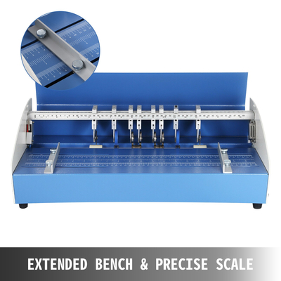 VEVOR 20,5&quot; 520mm Ηλεκτρικό τσαλάκωμα 3 σε 1 Paper Creaser Διάτρηση Scoring Hevay Duty Metal Electric Creaser for Paper Card Book Scoring