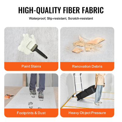 VEVOR Προστατευτική μεμβράνη χαλιού 39&quot; x 100&quot; Ασπίδα δαπέδου και επιφάνειας Εύκολη κοπή