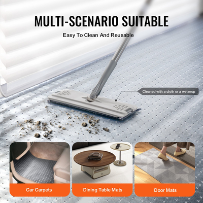 VEVOR Προστατευτικό Χαλιού για Κατοικίδια Γάτα 24&quot; x 25&quot; Αδιάβροχο Πώμα γρατσουνιάς PVC