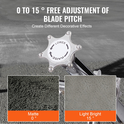 VEVOR Power Walk-Behind Τσιμεντοσπάτουλα 38&quot; 6HP με τροφοδοσία αερίου με λεπίδα πλωτήρα