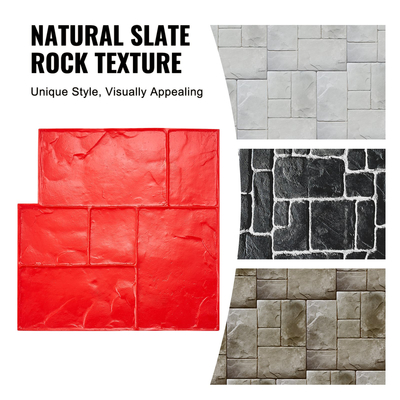 VEVOR Concrete Stamps Mat 24 x 24 σε καλούπια για σφραγίδες πολυουρεθάνης με υφή