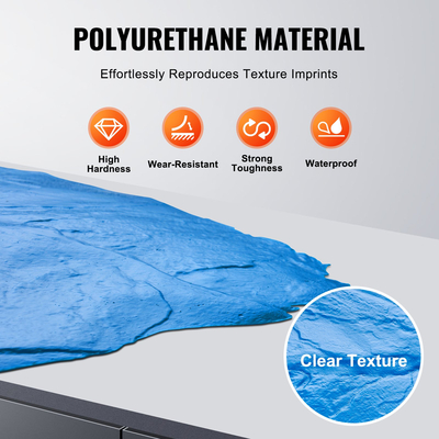 VEVOR Concrete Stamps Mat 24 x 24 in Texturing Skin Stamp Mat από πολυουρεθάνη