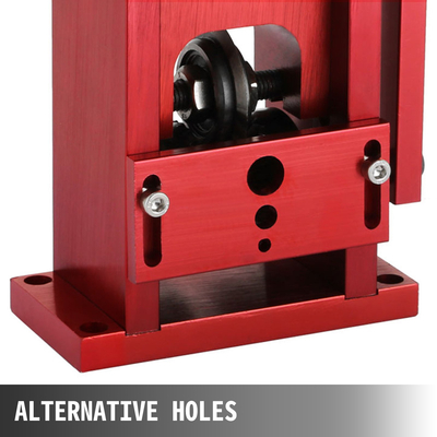 Μηχάνημα απογύμνωσης καλωδίων χαλκού VEVOR 1,5-20 mm 1 λεπίδα Απογυμνωτής καλωδίων Αποκόμματα μετάλλων Ανακύκλωση Εργαλείο απογύμνωσης καλωδίων και ημιαυτόματο κόκκινο