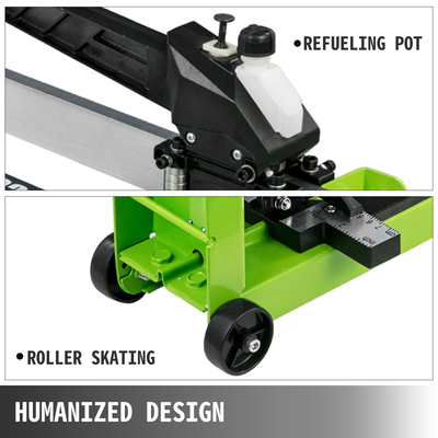 VEVOR 39-ιντσών Tile Cutter Χειροκίνητος κόφτης πλακιδίων, με επαγγελματικό κόφτη σανίδων βινυλίου από καρβίδιο βολφραμίου, ρυθμιζόμενος οδηγός λέιζερ για κοπή ακριβείας πορσελάνης κεραμικών πλακιδίων δαπέδου