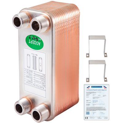 Εναλλάκτης θερμότητας Brazed Plate Heat Exchanger 30 Plate Heat Exchanger for Heating
