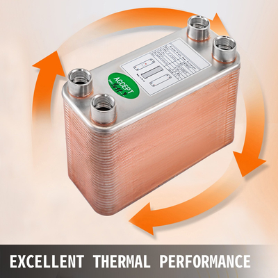 Εναλλάκτης θερμότητας Brazed Plate Εναλλάκτης θερμότητας 60 Plate Εναλλάκτης θερμότητας για θέρμανση