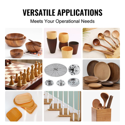 VEVOR KP965 Τσοκ τόρνου, 4-Jaw 3,75&quot; Διάμετρος, Μεταλλικό τσοκ τόρνου Αξεσουάρ τόρνου μηχανής με 5 σετ σιαγόνων, αυτοκεντρικό εργαλείο, για μηχανική κατεργασία ακριβείας, μηχανές λείανσης, μηχανές φρέζας