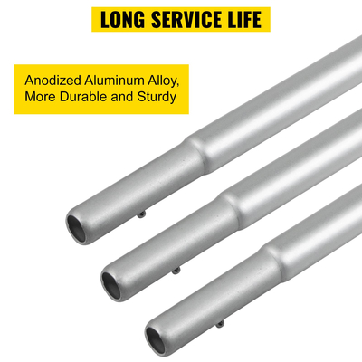 Πόλος σημαδιών διαφήμισης 10 δέσμες σημαιών φτερών με το καρφί εδάφους, 16 σύνολα πόλων σημαιών χωρίς αέρα με το πάσσαλο επίγειας τοποθέτησης, 6κιτ πόλων σημαιών 6σημαία σημαδιών για τις επιχειρήσεις