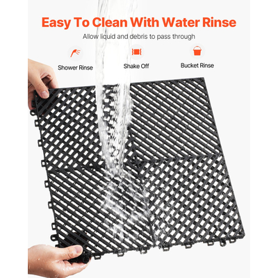 VEVOR Dranage Mat Modular Interlocking Cushion 15,7” x 15,7” Πλακάκι αποστράγγισης