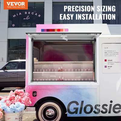 VEVOR 36&quot; L x 24&quot; W Concession Stand Παράθυρο σερβιρίσματος Food Truck Service Τέντα