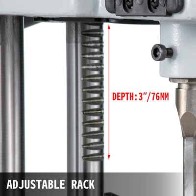 VEVOR Mortise Machine Hollow Chisel Mortiser 370W Σετ μύτης σμίλης Ξυλουργική