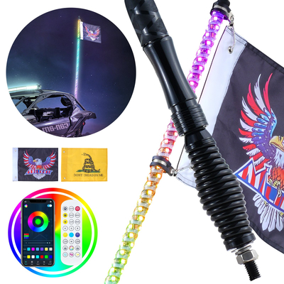 Εφαρμογή Remote Light Light Antenna VEVOR LED Whip 1PC 3FT RGB