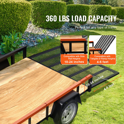 VEVOR TrailTailgate er Lift Assist, Μέγιστη χωρητικότητα φορτίου 180 λίβρες, Συμβατό με Open Utility πίσω πόρτα και ράμπα ρυμουλκούμενου, με πλευρική ράγα ύψους 10 έως 24 ιντσών και πίσω πύλη ή ράμπα ύψους 4 έως 6 πόδια