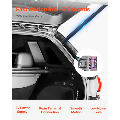 VEVOR πίσω γόνατο ανυψωτικής πόρτας αριστερά συμβατό με Grand Cherokee WK2 2011-2012