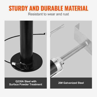 Υποδοχές στήριξης VEVOR RV Slide Out, Χωρητικότητα 5000 lbs Κάθε Σταθεροποιητής Slide Out, Προσαρμόζεται από 20&quot;-48&quot; Camper Slide Out Support Jacks, βαρέως τύπου Slide out Stabilizers για RV, Camper και Travel Trailer