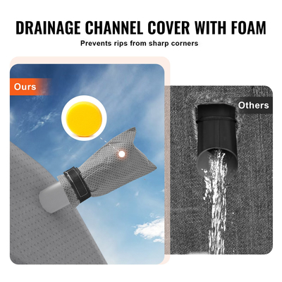 VEVOR Trailer Travel RV Cover 18-20 ft Class A Camper Cover Non-woven Fabric