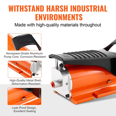 VEVOR Air Hydraulic Pump Air Actuated Foot Pump 10.000 PSI Frame Machine Pump