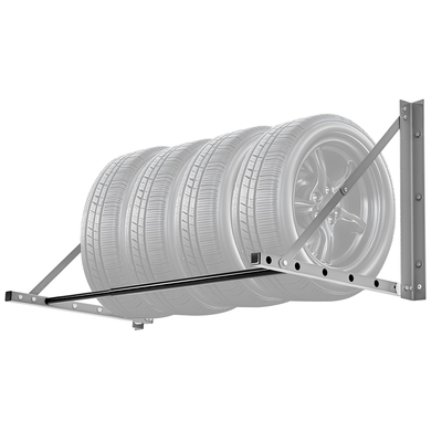 VEVOR Επιτοίχια Πτυσσόμενη σχάρα ελαστικών 32"- 48" Ρυθμιζόμενη σχάρα αποθήκευσης για γκαράζ