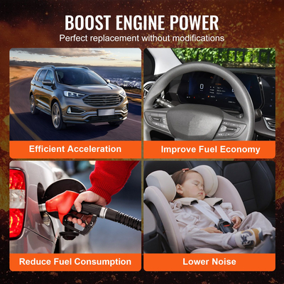 VEVOR Turbo στροβιλοσυμπιεστής με κιτ φλάντζας για κυβισμούς κινητήρα 2,5L-6,0L