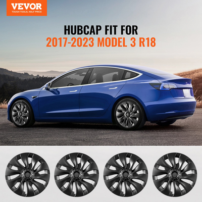 Κάλυμμα στεφάνης τροχού VEVOR 18" για 2017-2023 Model 3 Hubcap με οπή ακροφυσίου βαλβίδας