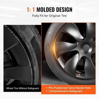 VEVOR 19" Κάλυμμα ζάντας τροχού για 2021-2023 Model Y Hubcap με οπή ακροφυσίου βαλβίδας