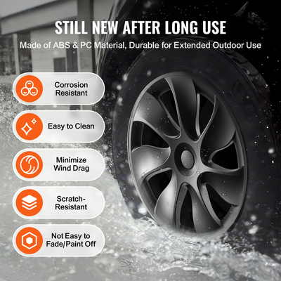 VEVOR 19" Κάλυμμα ζάντας τροχού για 2021-2023 Model Y Hubcap με οπή ακροφυσίου βαλβίδας