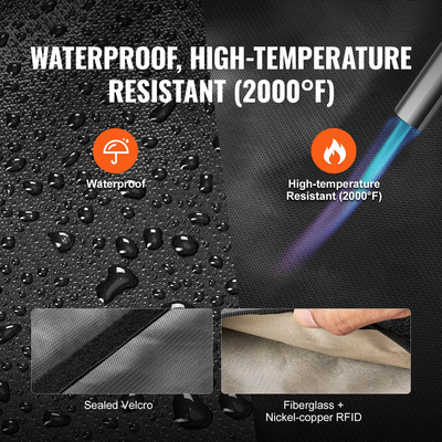 Βάση μπλοκαρίσματος σήματος VEVOR Faraday Bag 4 Pack για φορητό υπολογιστή tablet και ραδιόφωνο