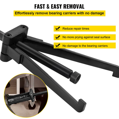 Εξολκέας κάτω ρουλεμάν VEVOR, Συμβατό με Yamaha, Johnson, Evinrude, Honda, Mercury, Robust Steel Marine Lower Bearing Puller με ρυθμιζόμενους βραχίονες, Works for Lower Carrier Removing Αφαίρεση