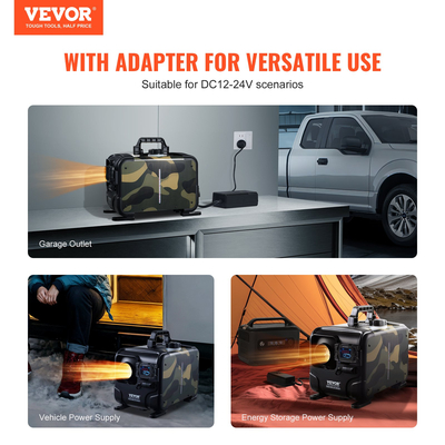 VEVOR Diesel Heater Heater Diesel Heater 8KW 12V/24V Bluetooth APP Τηλεχειριστήριο