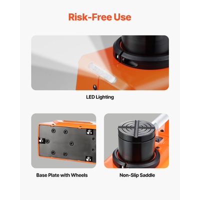 VEVOR Electric Car Jack 15 Tons /33000 lbs Φορητό κιτ Jack με φως LED