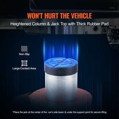 VEVOR Air Jack 3 Ton/6600 lbs Πνευματικός γρύλος με ψηλή κολόνα για Sedan