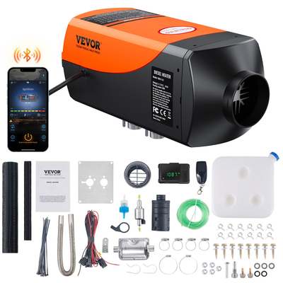 VEVOR Diesel Air Heater 12V 2KW Εφαρμογή Bluetooth Οθόνη LCD για Αυτοκίνητο Bus RV Indoors