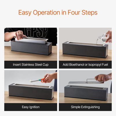 VEVOR Επιτραπέζιο Μπολ Τζάκι από σκυρόδεμα 15 ιντσών Εσωτερική εξωτερική βεράντα