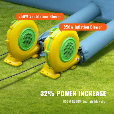 Φουσκωτός θάλαμος ψεκασμού VEVOR Σκηνή βαφής αυτοκινήτου 26x15x11ft Σύστημα φίλτρου 2 φυσητήρες