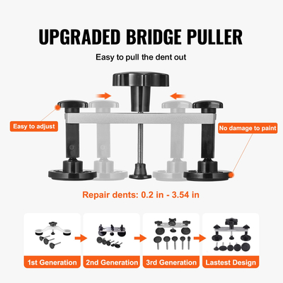 VEVOR Κιτ επισκευής χαλαζοκαθαριστικού χωρίς βαφή εργαλείων εξολκέας γέφυρας αμαξώματος αυτοκινήτου