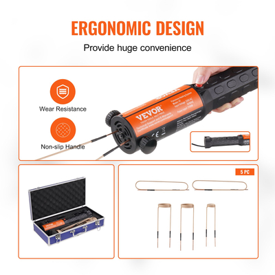VEVOR Magnetic Induction Heater Hand-held Induction Heater 1KW για αφαίρεση μπουλονιών