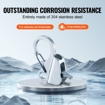 VEVOR Boat Anchor Hook από ανοξείδωτο χάλυβα σύστημα αγκύρωσης χωρίς κόμπους με γρήγορη απελευθέρωση