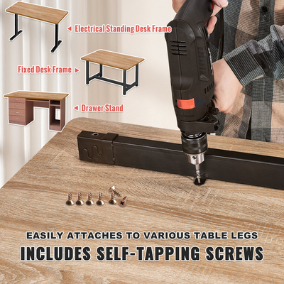 Επιτραπέζιο επιτραπέζιο VEVOR, 78,7&quot; x 31,5&quot; x 1&quot;, χωρητικότητα 220,5 λίβρες, Universal One Piece Μοριοσανίδα Desktop για ρυθμιζόμενο ύψος ηλεκτρικό πλαίσιο γραφείου, ορθογώνιος πάγκος για το σπίτι και το γραφείο