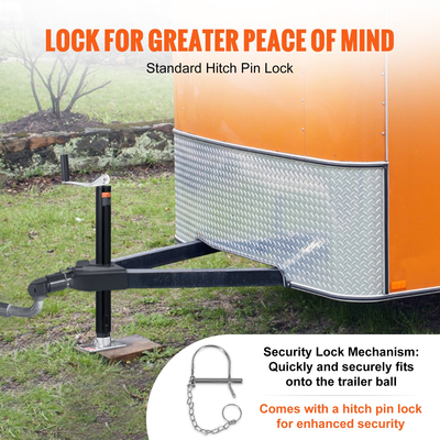 Ζεύκτης ρυμουλκούμενου VEVOR A-Frame, Ταιριάζει σε μέγεθος μπάλας κοτσαδόρου 2 ιντσών, ικανότητα ρυμούλκησης 7000 λίβρες, χαλύβδινος σύνδεσμος βαρέως τύπου, Ιδανικός για ρυμούλκηση Station Wagon, Pickup Trucks, SUV, Campers, Μαύρη επιφάνεια επίστρωσης