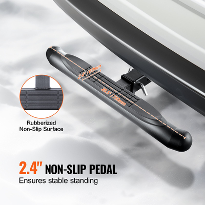 VEVOR Hitch Step for 2&quot; Receiver Universal Trailer Row Πίσω προφυλακτήρας Χάλυβας