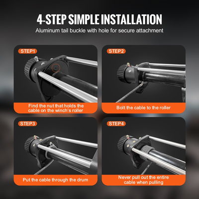 Καλώδιο βαρούλκου από γαλβανισμένο χάλυβα VEVOR, 3/8 ίντσες x 75 πόδια 15.200 λίβρες αντοχή σε θραύση, συρμάτινο σχοινί βαρούλκου με περιστρεφόμενο γάντζο, καλώδιο ρυμούλκησης βαρέως τύπου, Universal εφαρμογή για SUV, Μεγάλο όχημα εκτός δρόμου, Φορτηγό