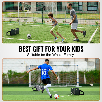 VEVOR 32&quot;X12&quot; Soccer Rebounder Board Φορητός τοίχος ποδοσφαίρου με 2 γωνίες Rebound