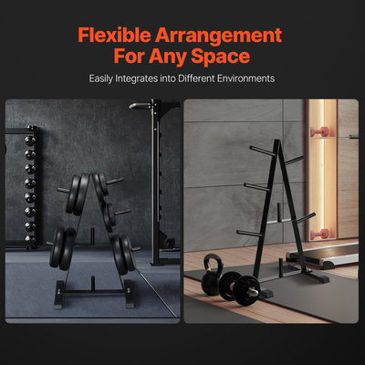 VEVOR Weight Plate Rack Βάρος Plate Tree Home Gym Barbell Storage Stand 1 ίντσας