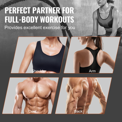 VEVOR Battle Rope 1,5&quot; 30 Ft Γυμναστική Προπόνηση Ενδυνάμωσης Σχοινί γυμναστικής