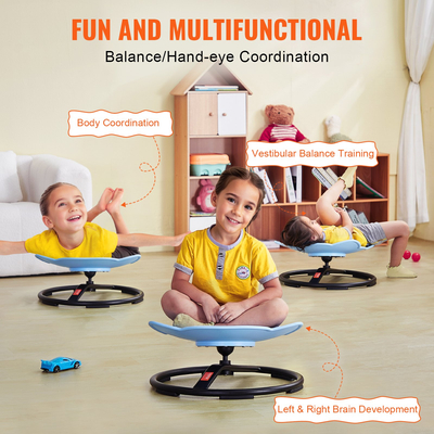 VEVOR Elephant Παιδική καρέκλα περιστρεφόμενη καρέκλα 220 λίβρες Αισθησιακή περιστρεφόμενη καρέκλα Μπλε κάθισμα