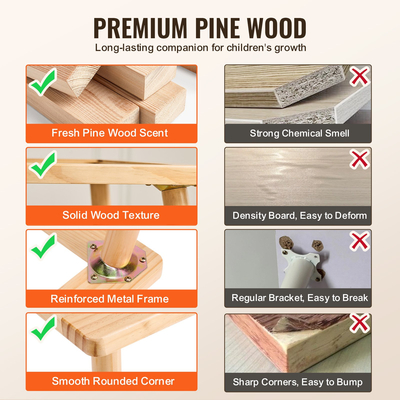 VEVOR Kids Sensory Τραπέζι &amp; Καρέκλα Τραπέζι Sand Water Play με 2 κάδους αποθήκευσης