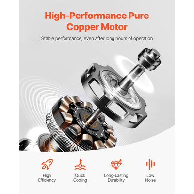 Περιλαμβάνεται λάδι αντλίας κενού VEVOR 6 CFM HVAC 2 σταδίων με περιστροφικό πτερύγιο κενού